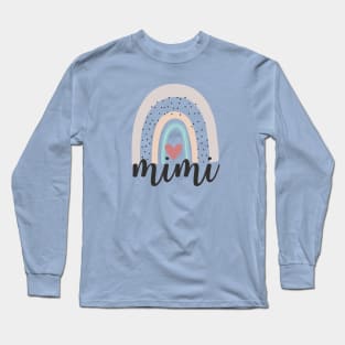 Pastel Rainbow Mimi Long Sleeve T-Shirt